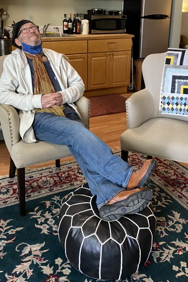 Anthony at home