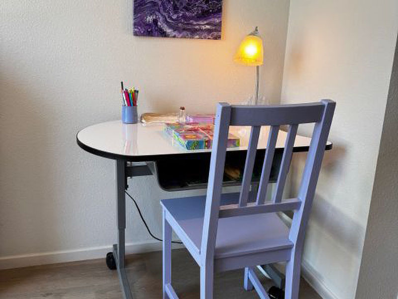 desk after