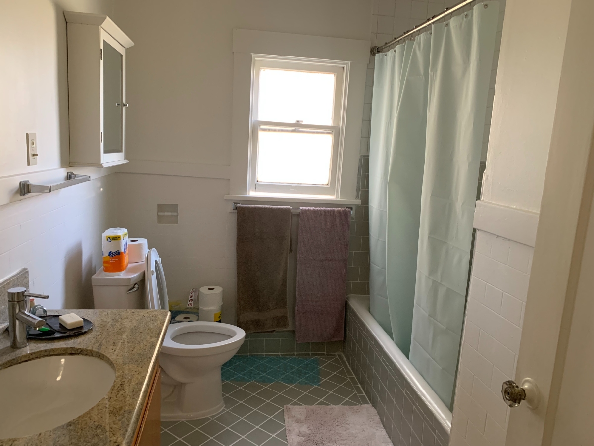 Sponsored welcoming bathroom before