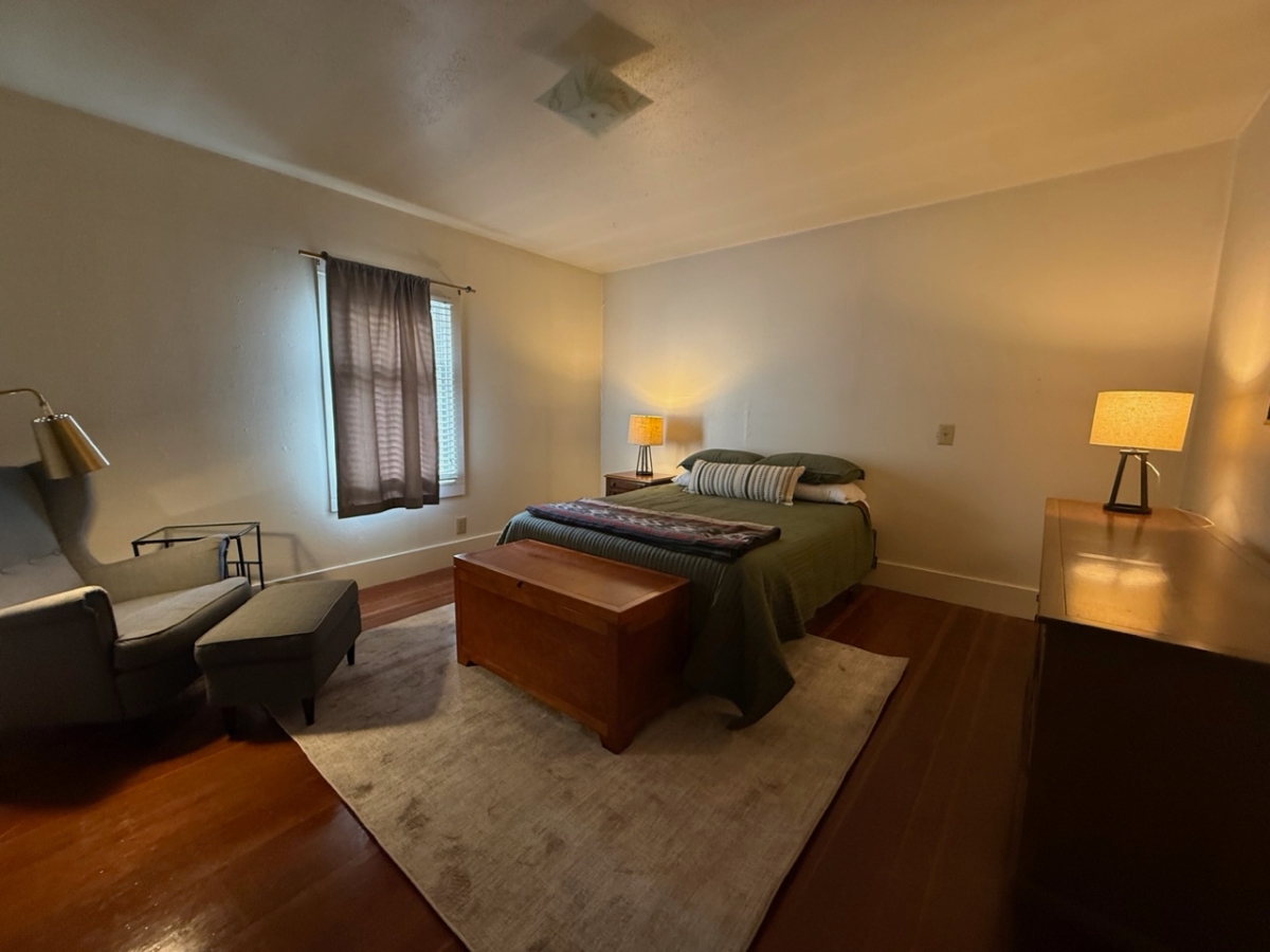 Sponsored welcoming bedroom after