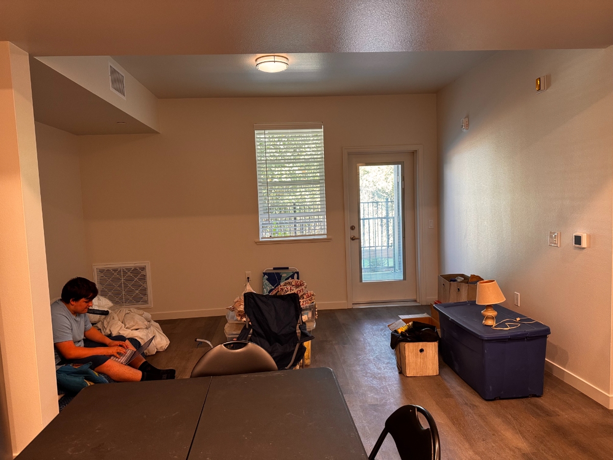 Sponsored living room before